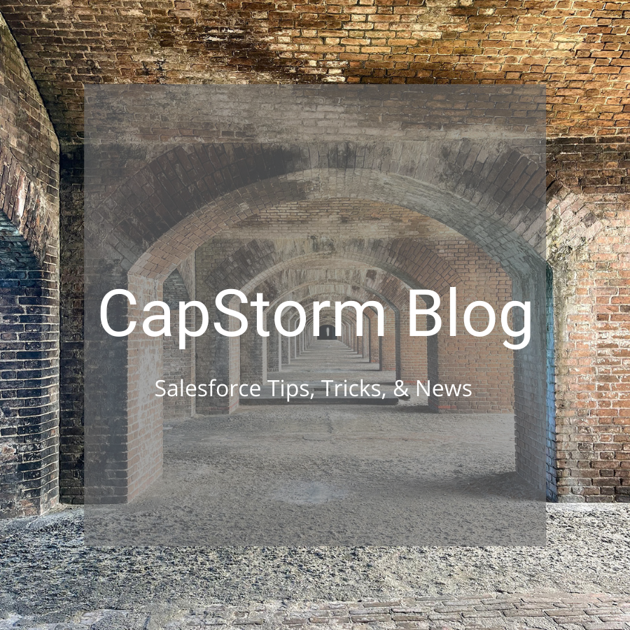 CapStorm blog header with a background of a brick tunnel.