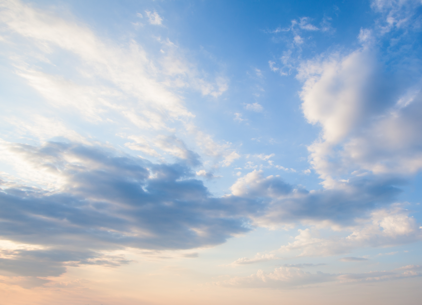 Sky with clouds and part of sunrise