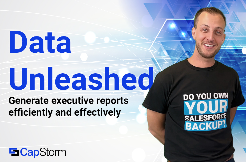 Data Unleashed Header for generating executive reports efficiently and effectively